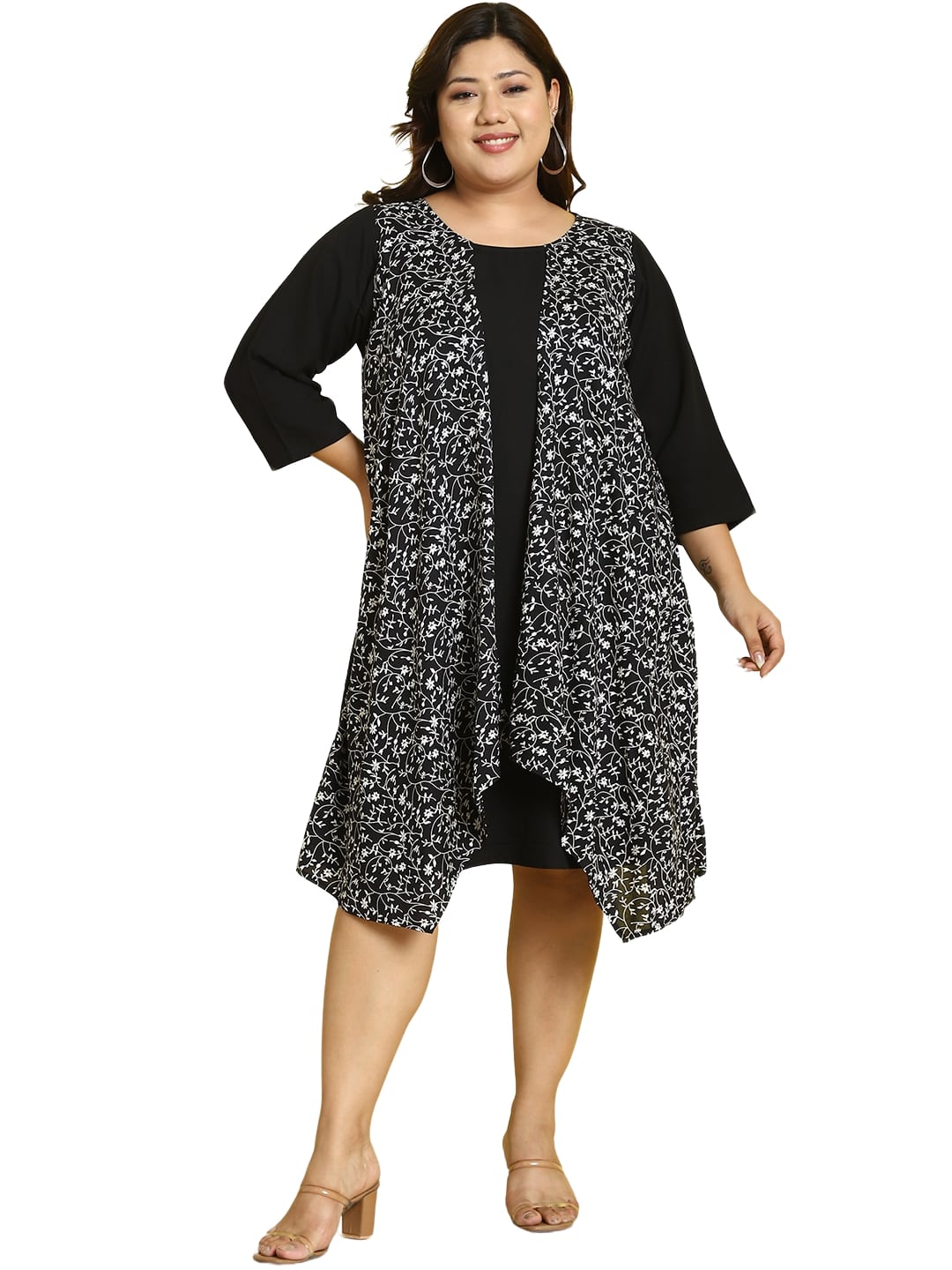 Plus Size Layered Dress