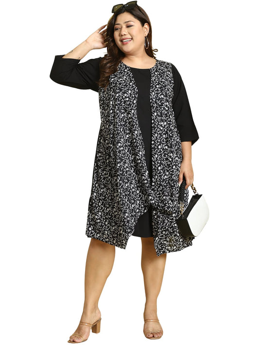 Plus Size Layered Dress