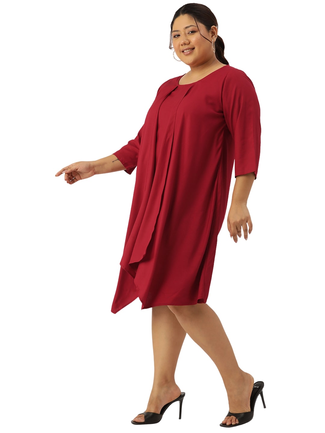 Plus Size Layered Dress