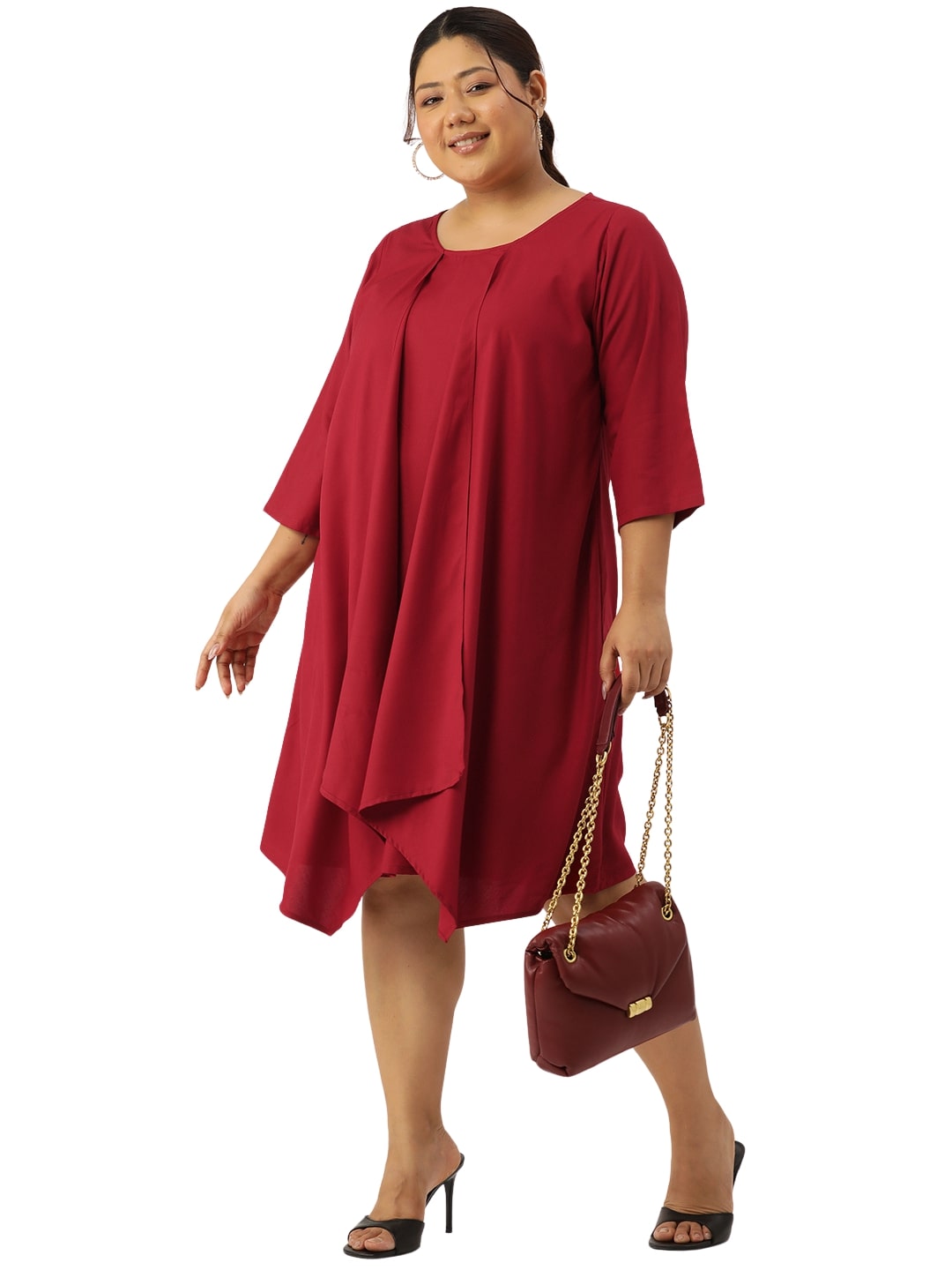 Plus Size Layered Dress
