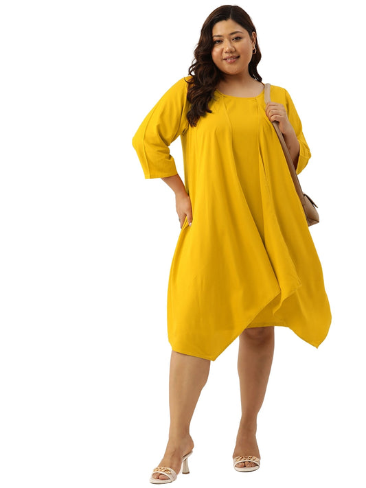 Plus Size Layered Dress
