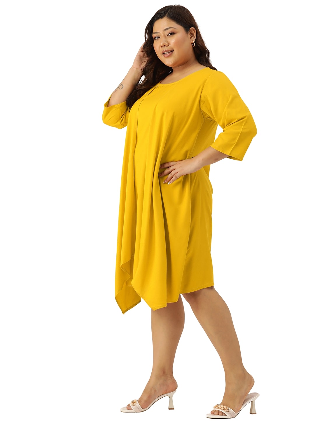 Plus Size Layered Dress
