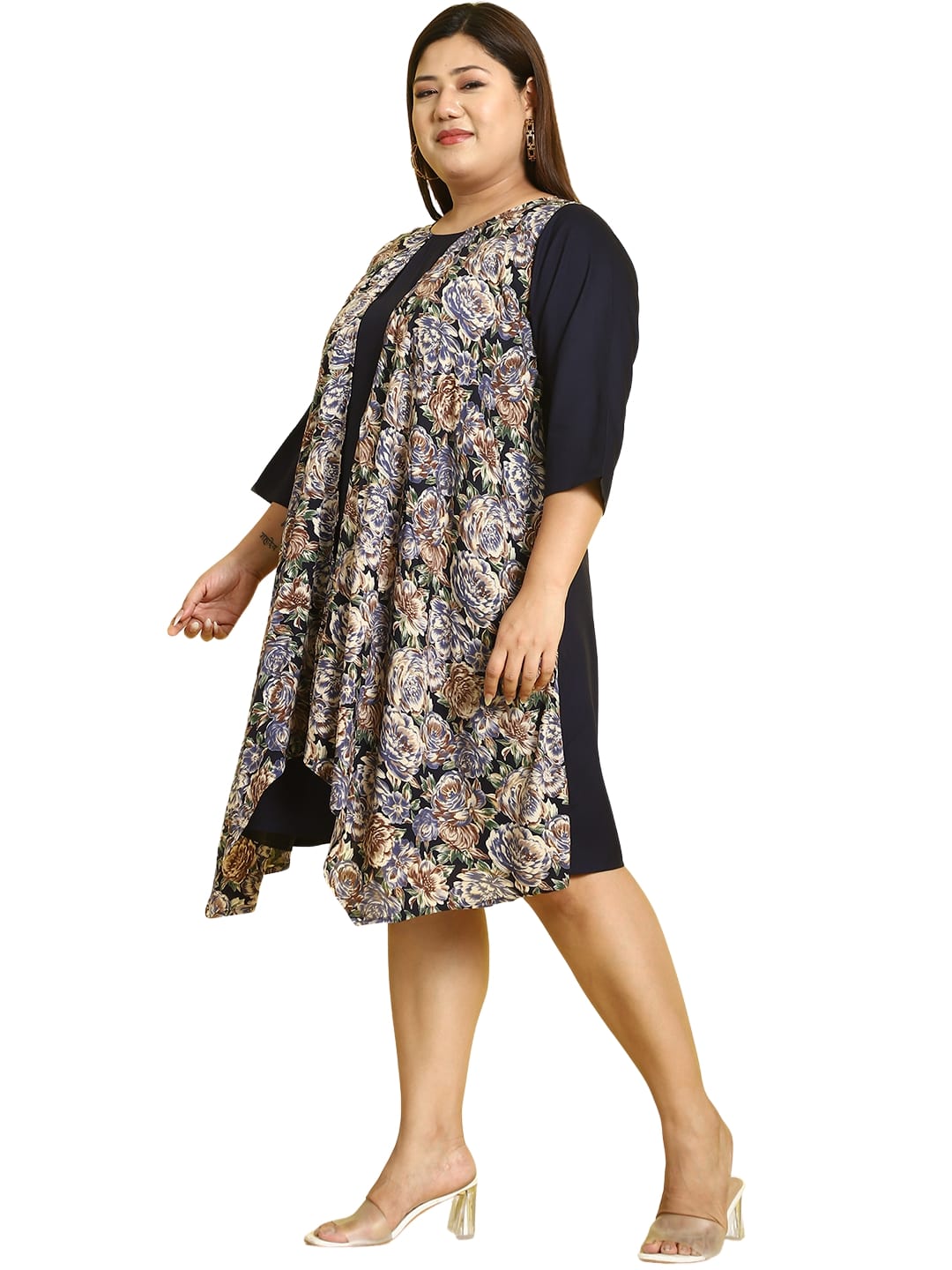 Plus Size Layered Dress
