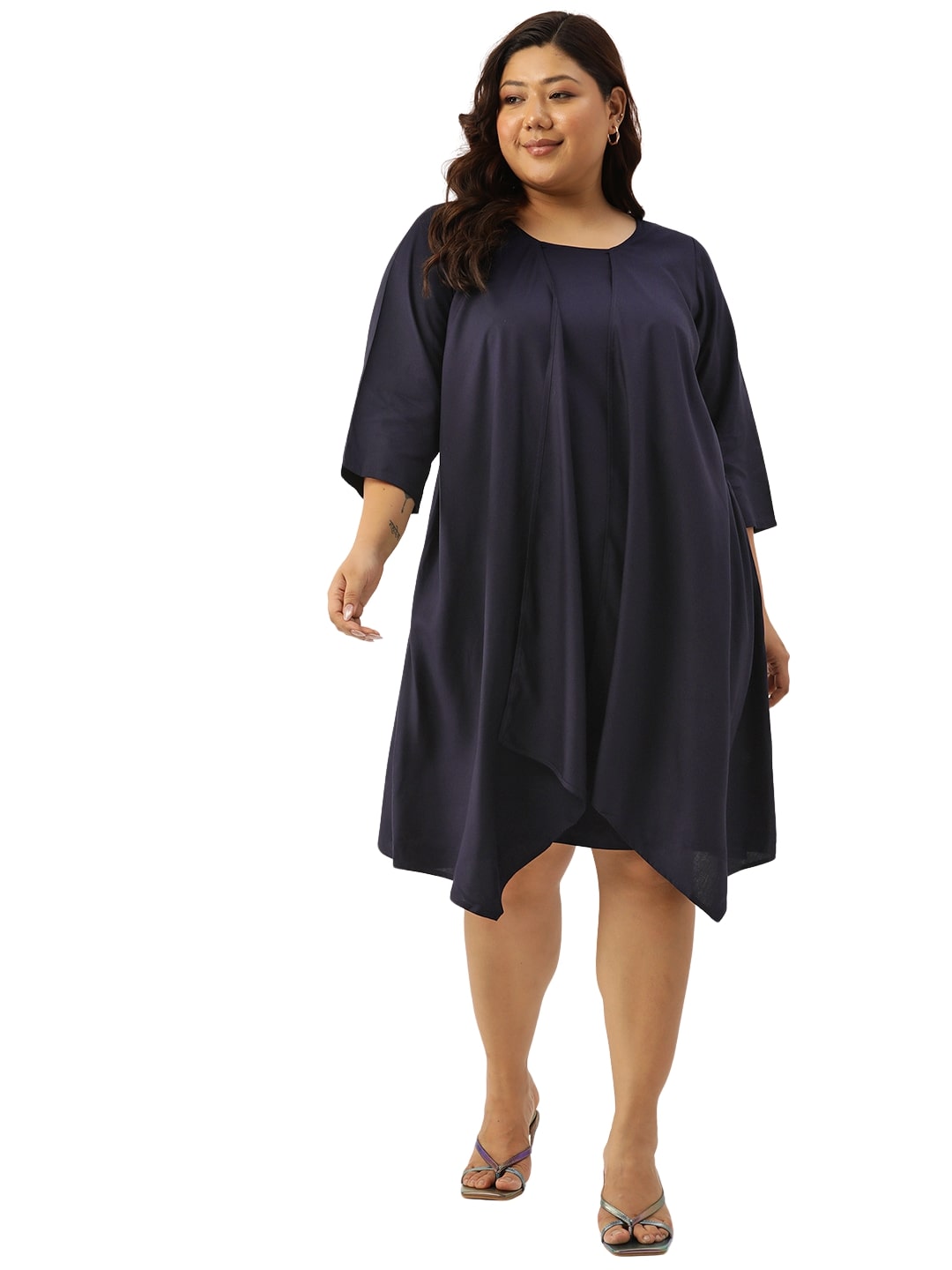 Plus Size Layered Dress