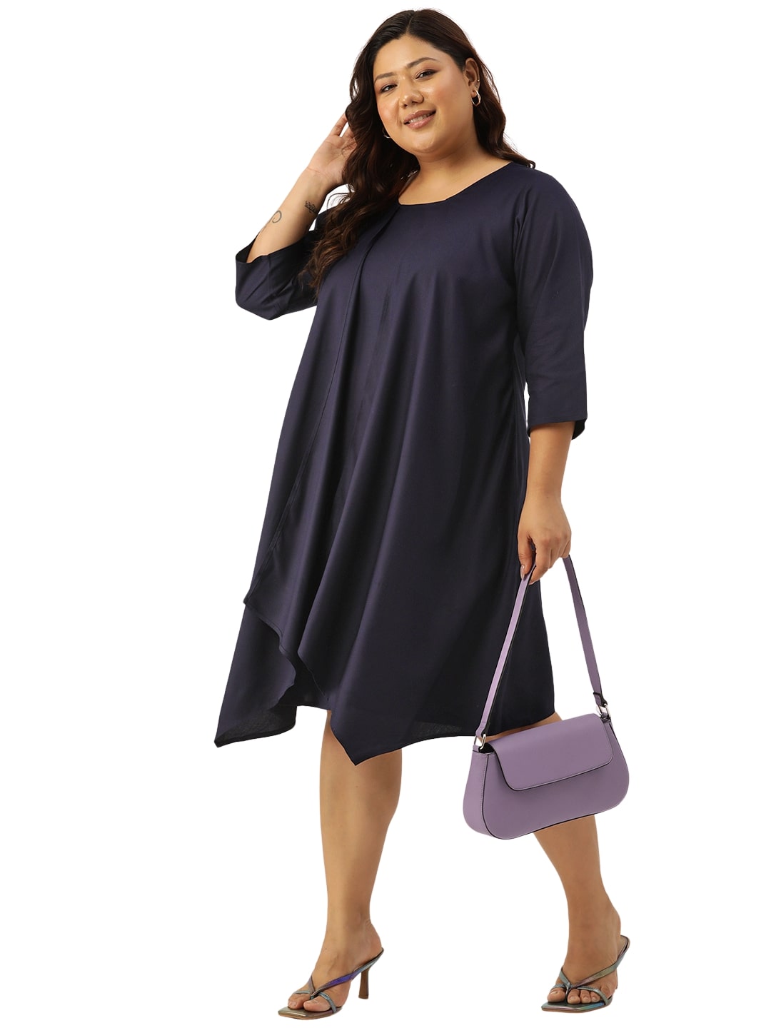 Plus Size Layered Dress