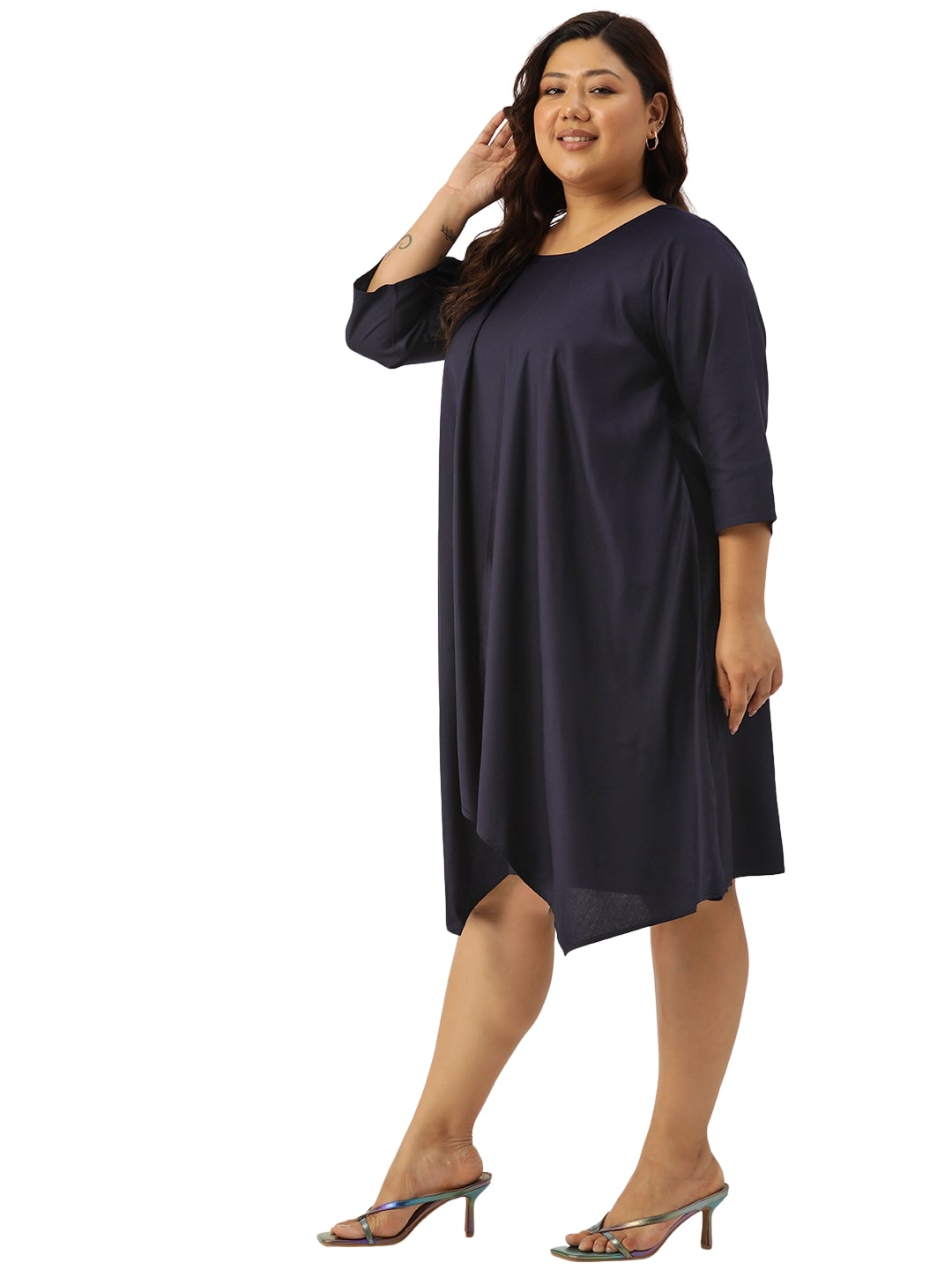 Plus Size Layered Dress