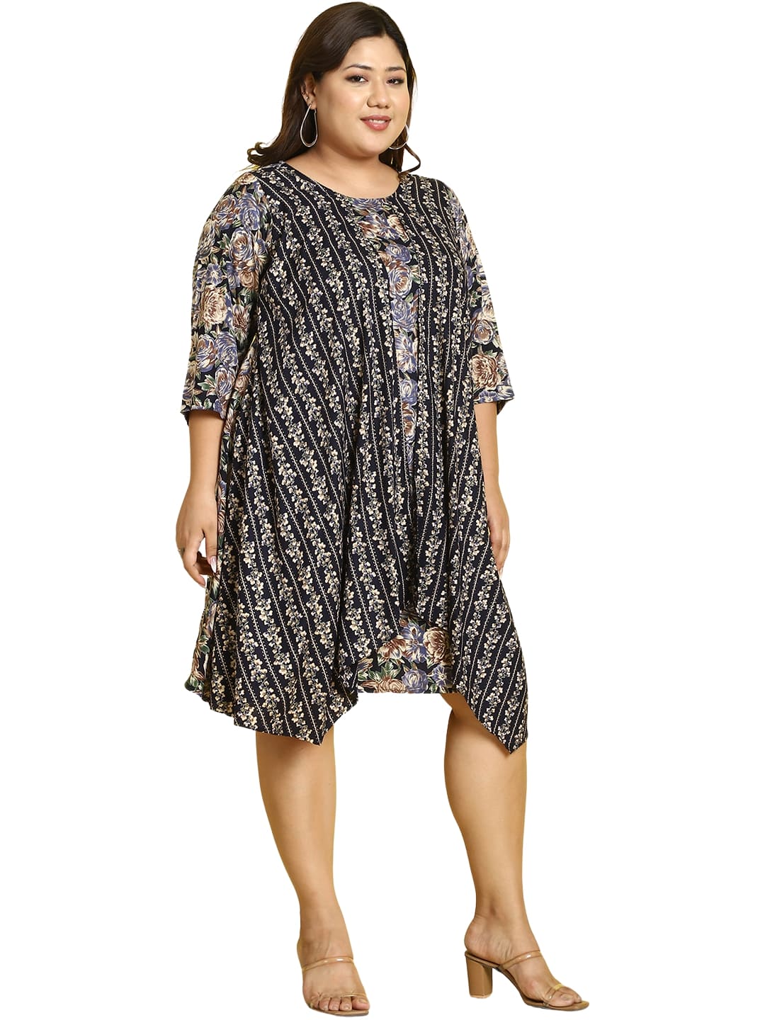 Plus Size Layered Dress