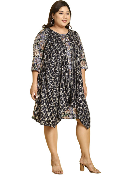 Plus Size Layered Dress