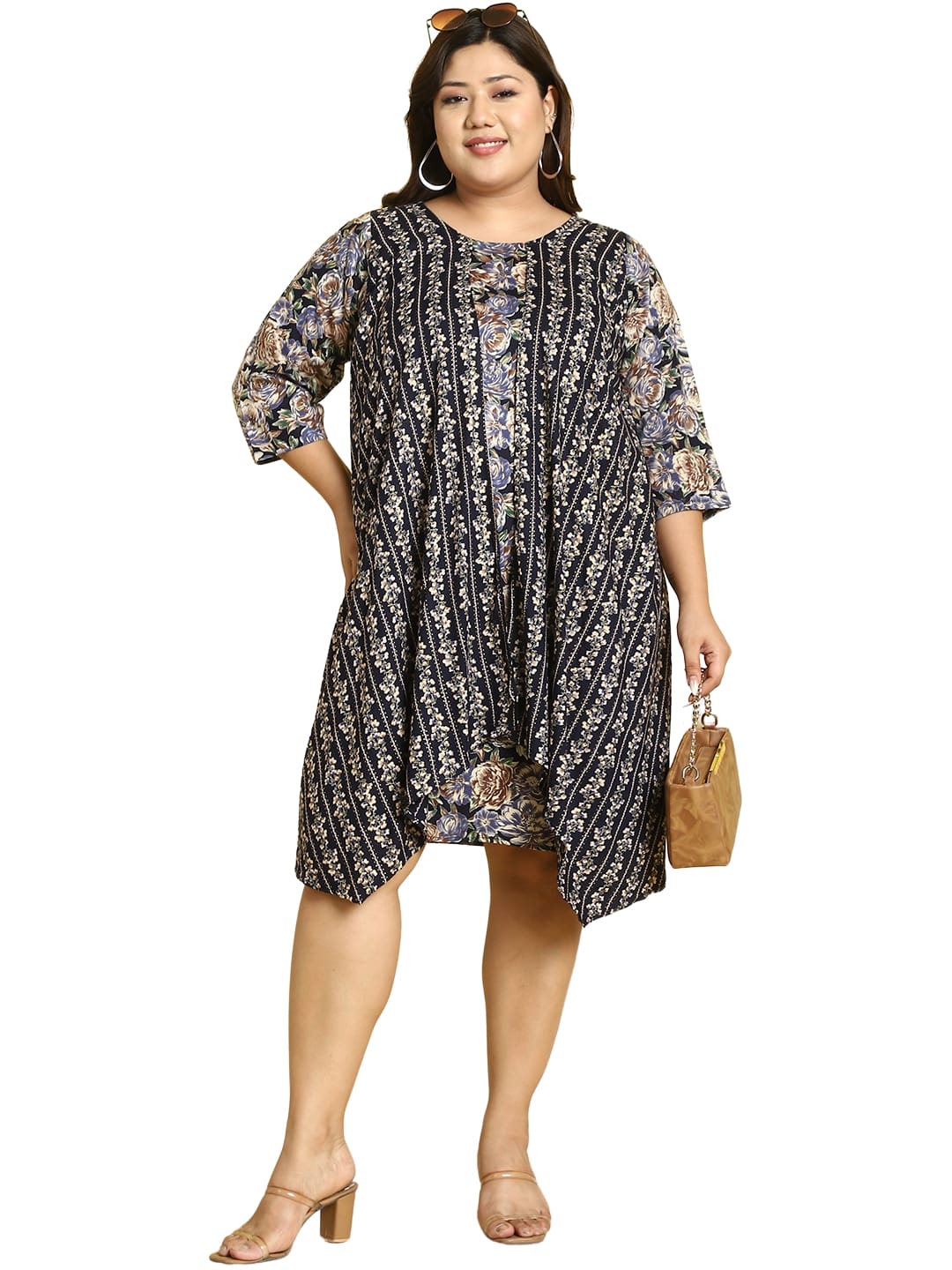Plus Size Layered Dress