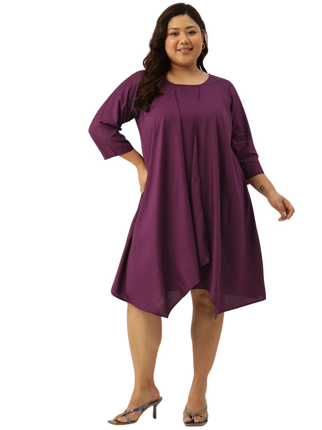 Plus Size Layered Dress