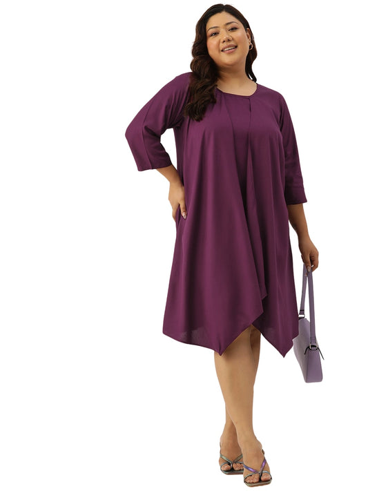 Plus Size Layered Dress