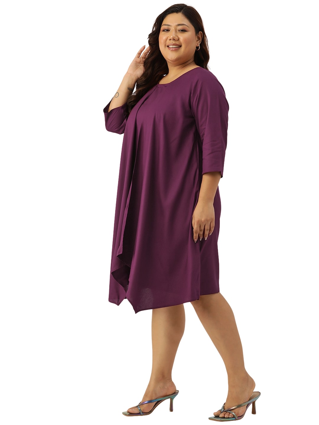 Plus Size Layered Dress