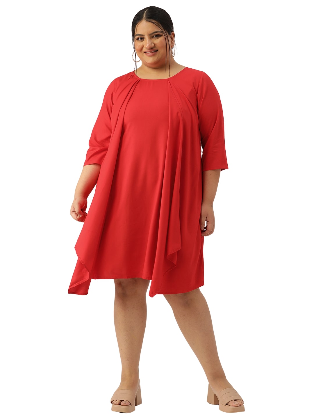 Plus Size Layered Dress