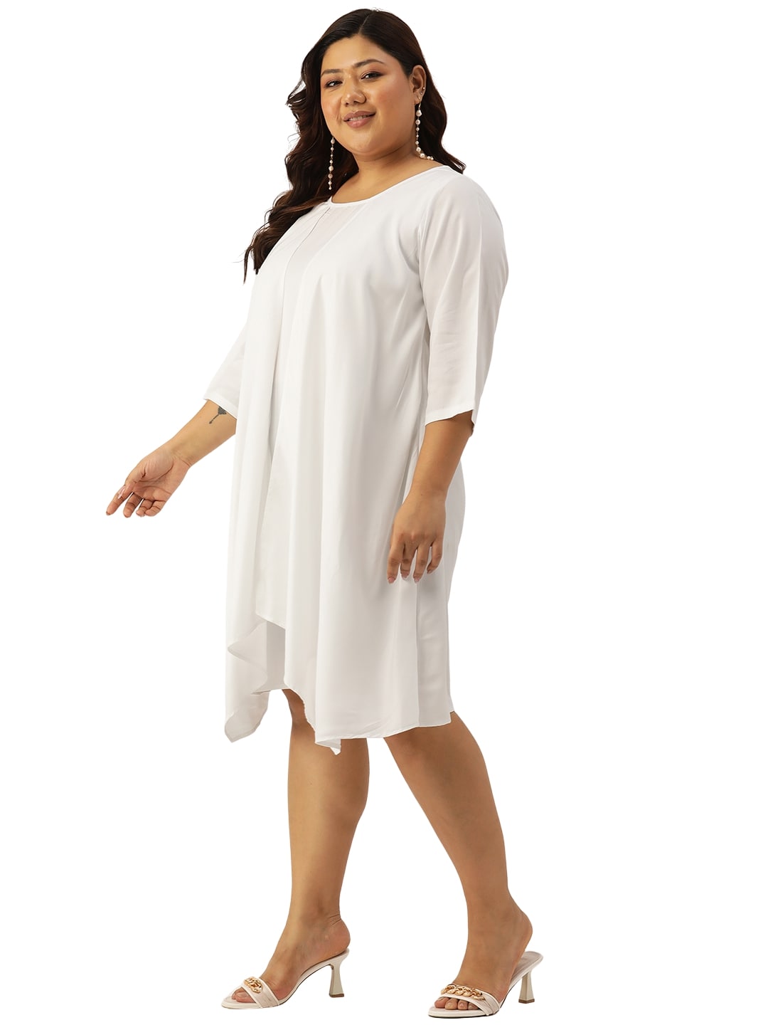 Plus Size Layered Dress