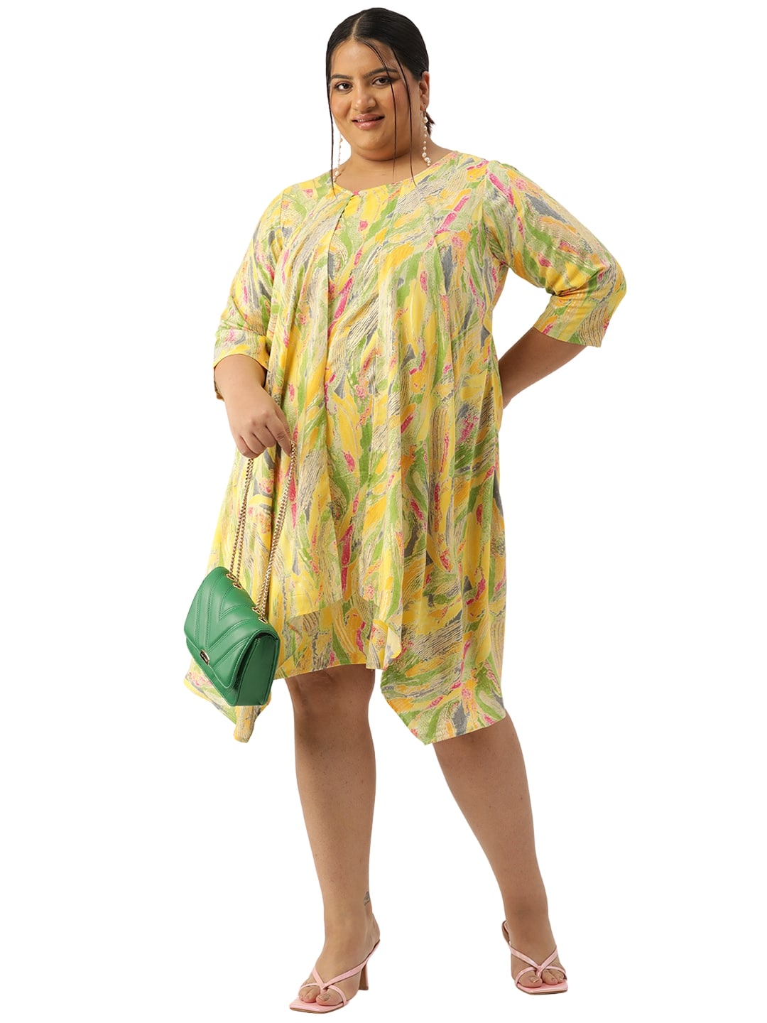 Plus Size Layered Dress