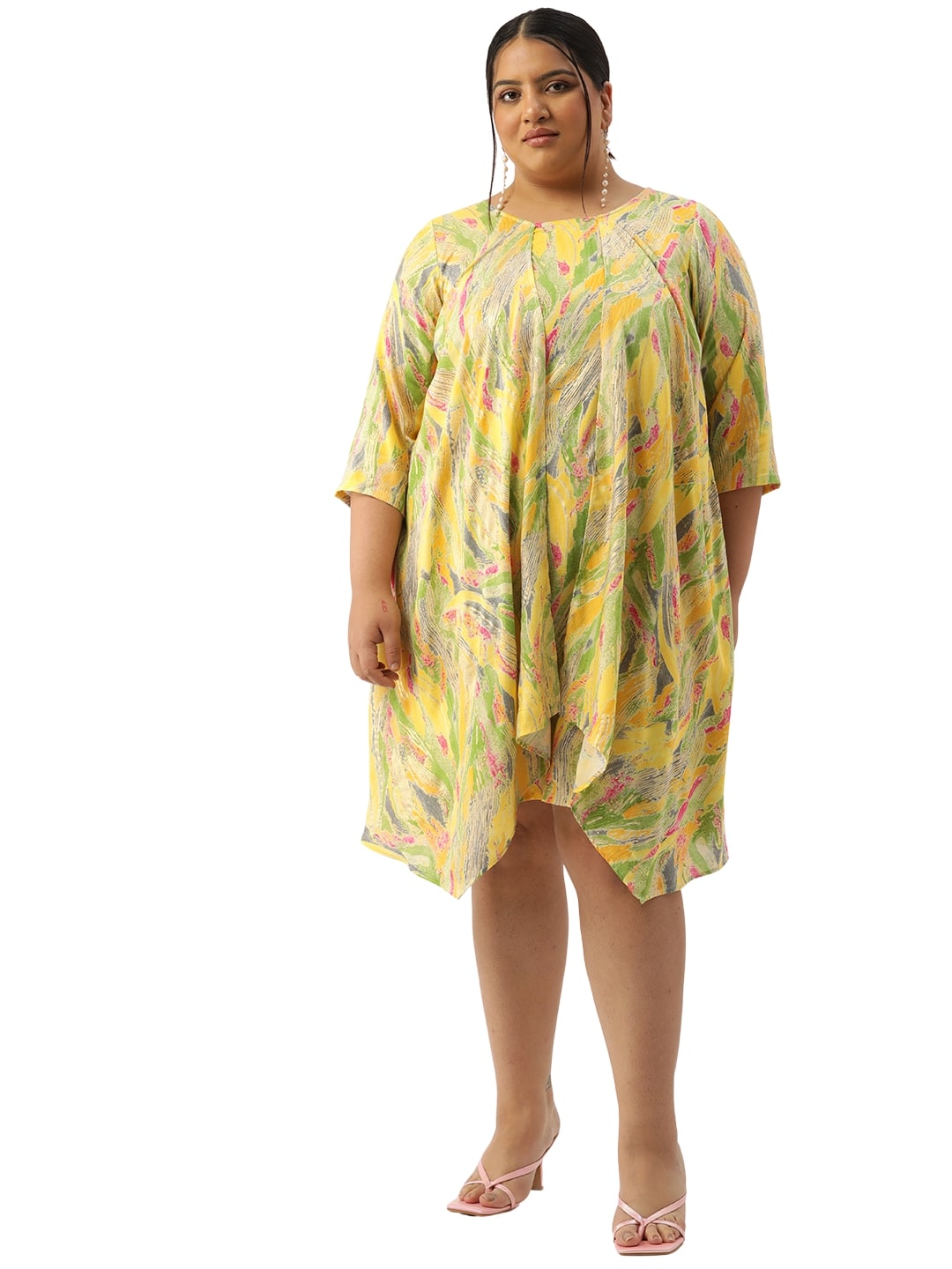 Plus Size Layered Dress