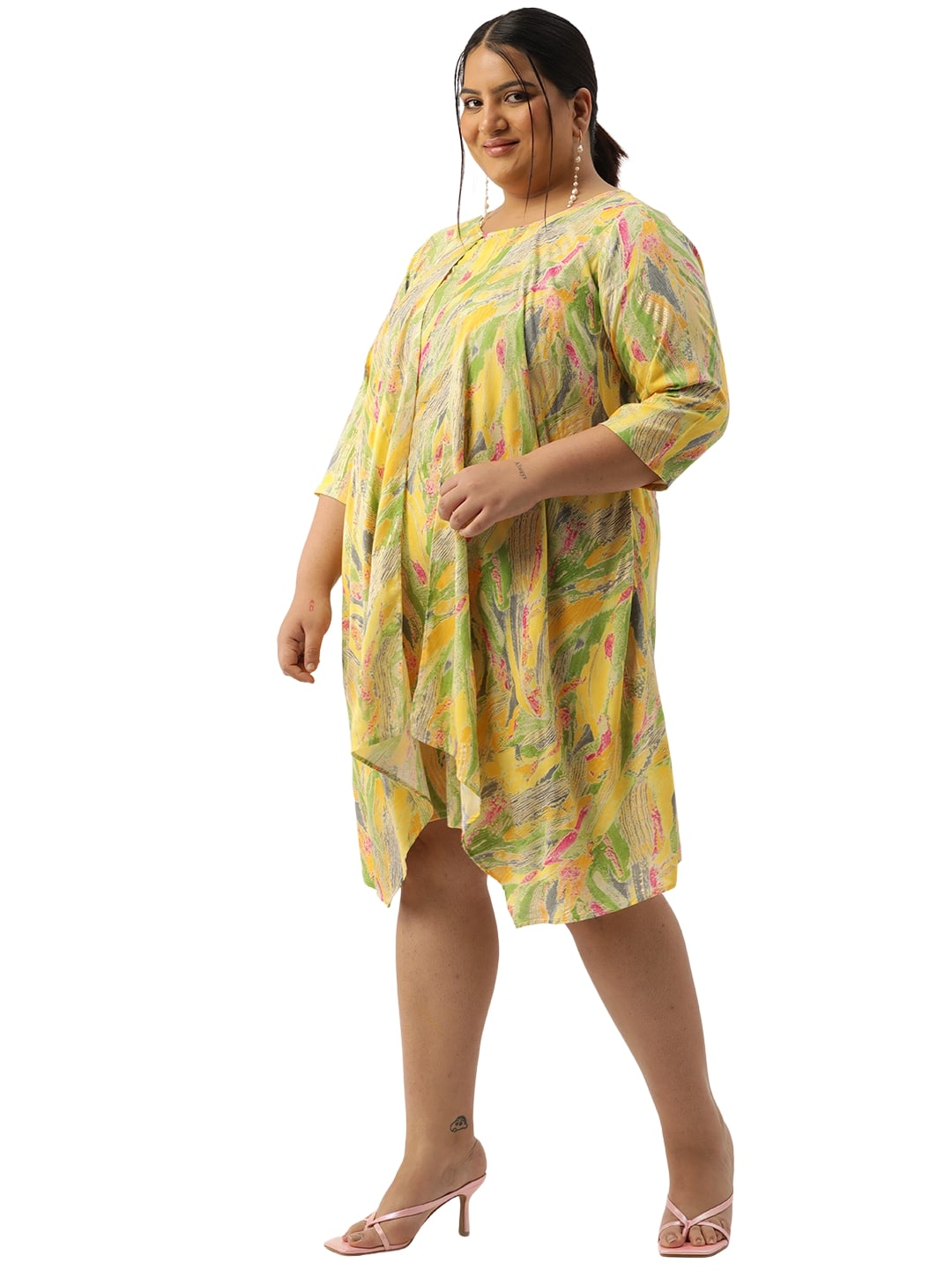 Plus Size Layered Dress
