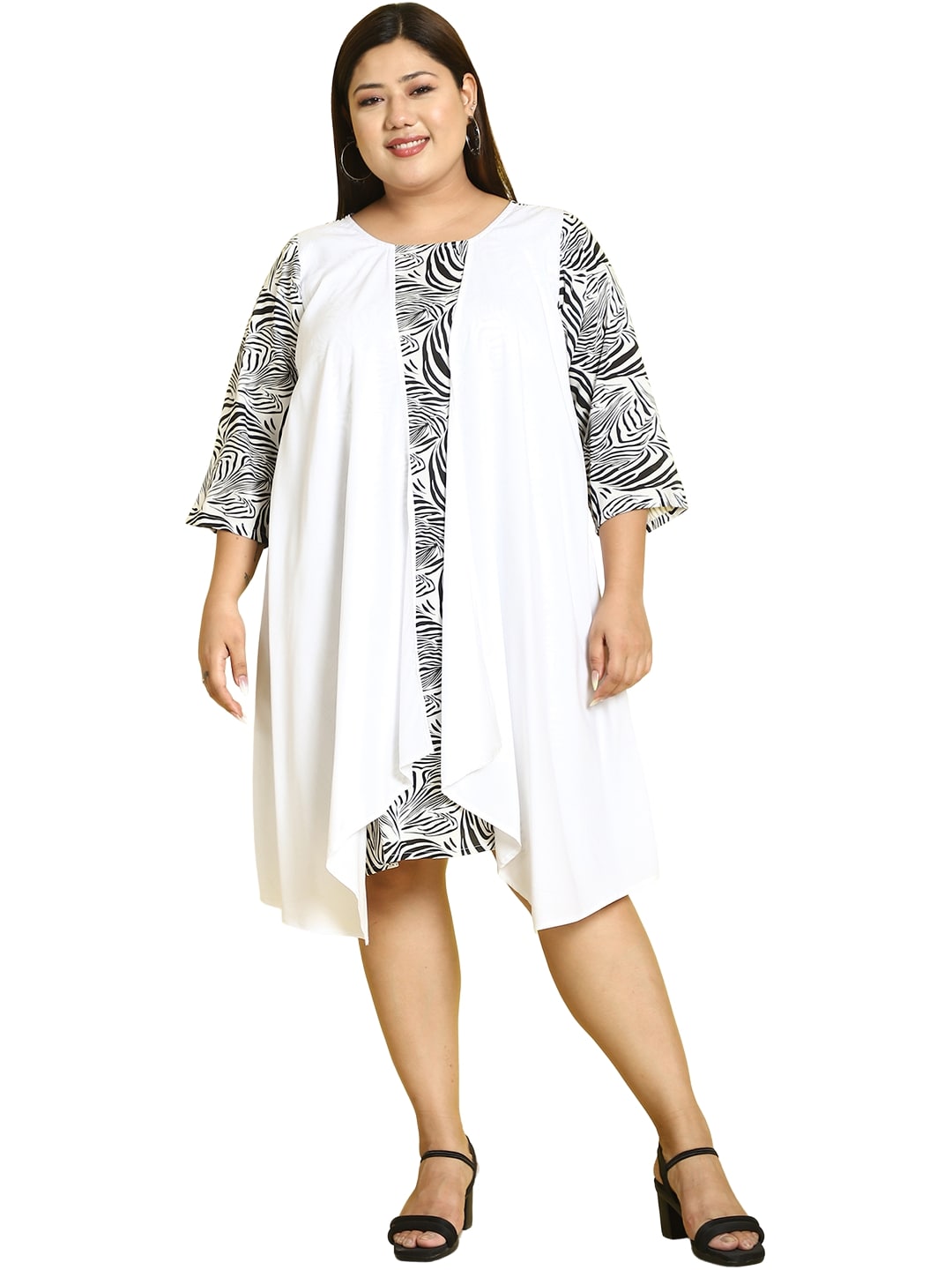 Plus Size Layered Dress