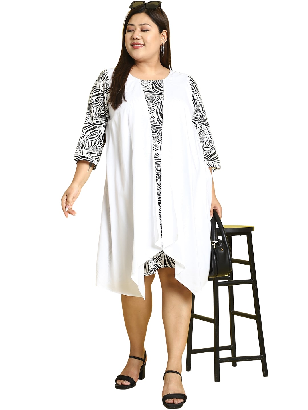 Plus Size Layered Dress