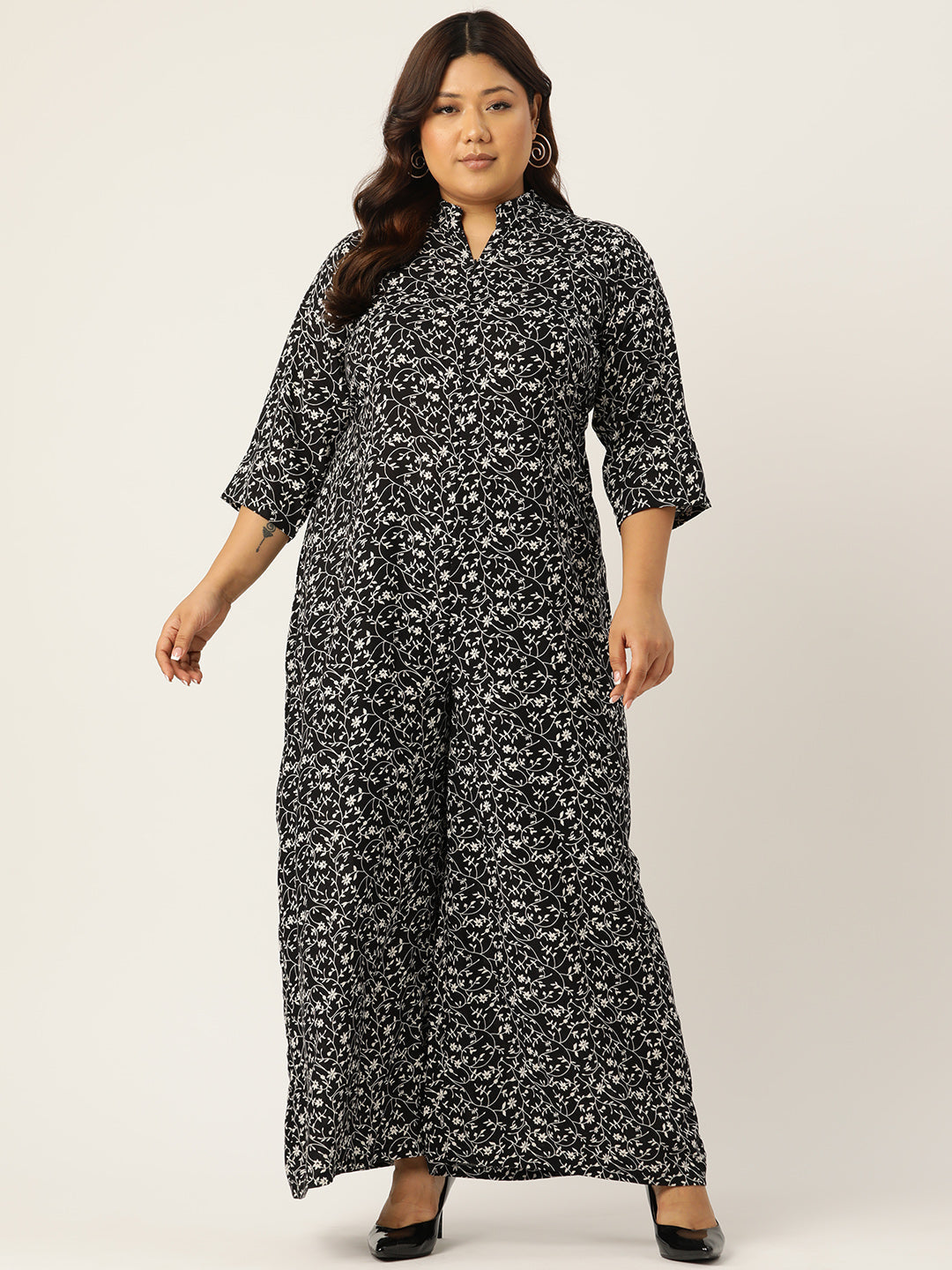 Classic Plus Size Basic Comfort Jumpsuit