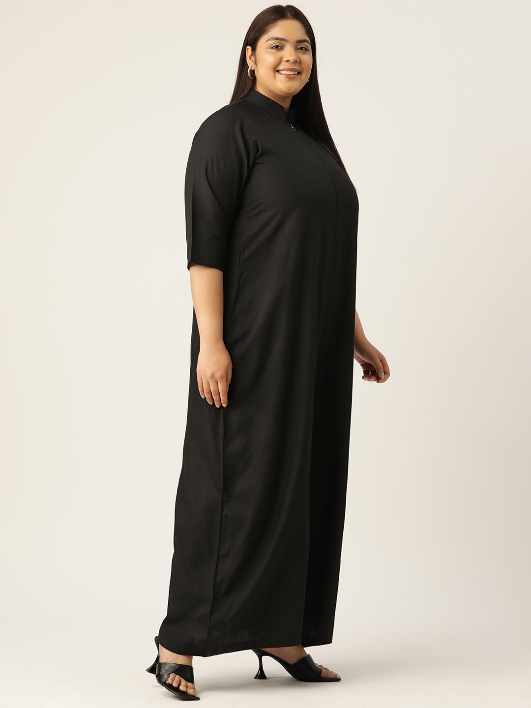 Classic Plus Size Basic Comfort Jumpsuit