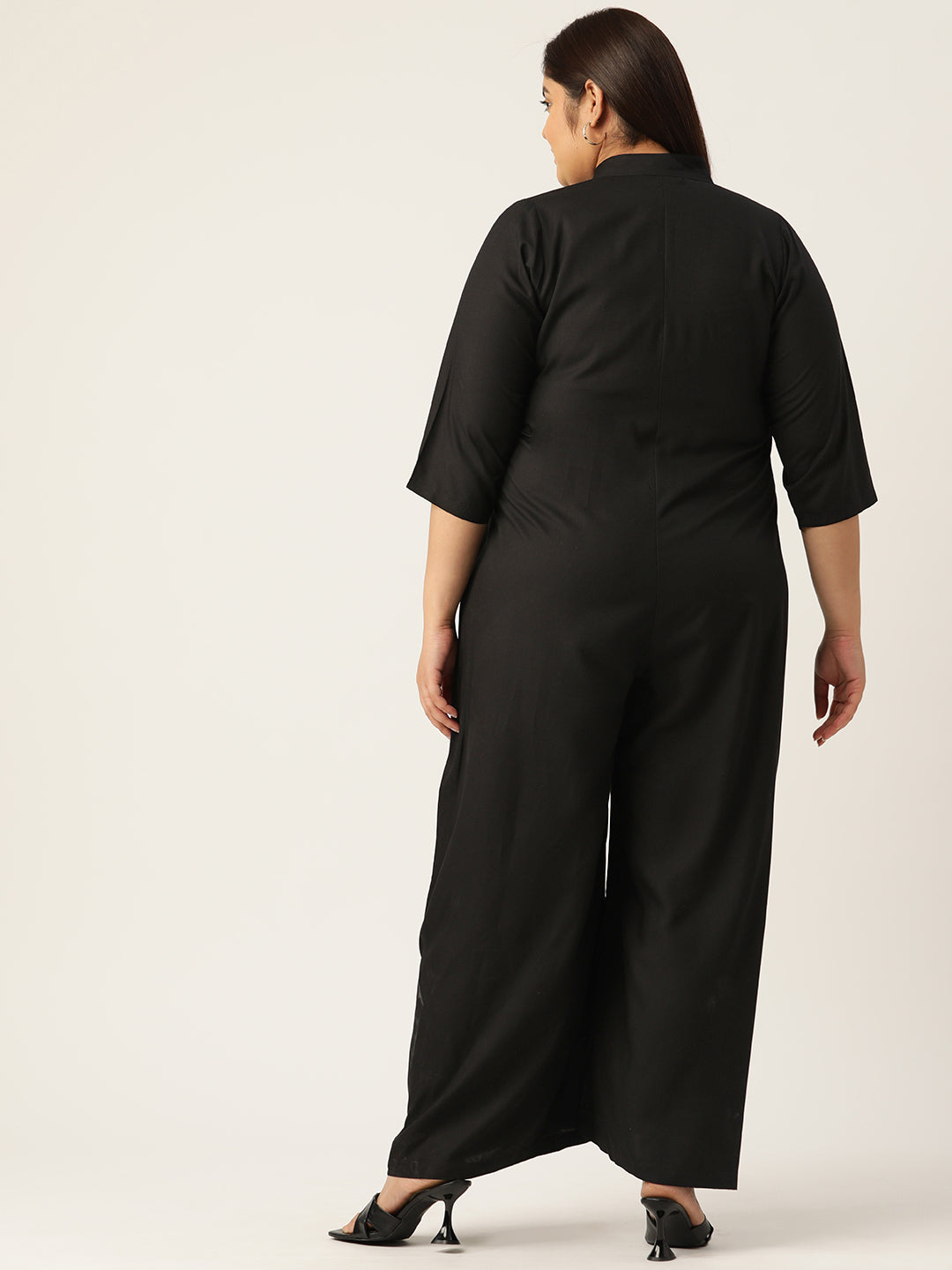 Classic Plus Size Basic Comfort Jumpsuit
