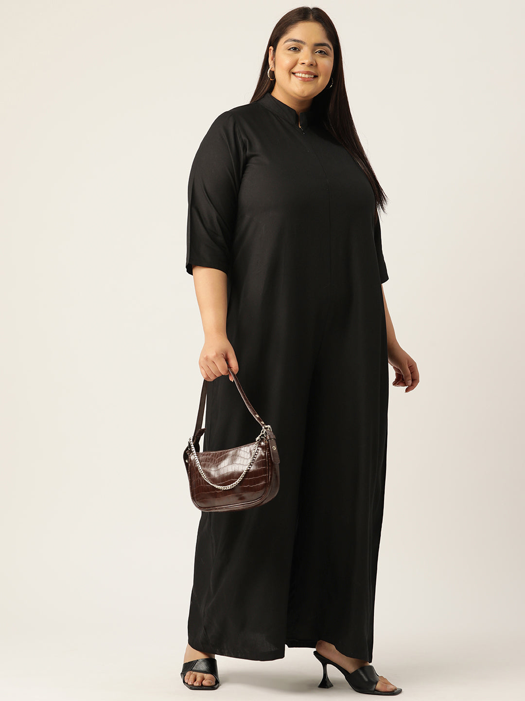 Classic Plus Size Basic Comfort Jumpsuit