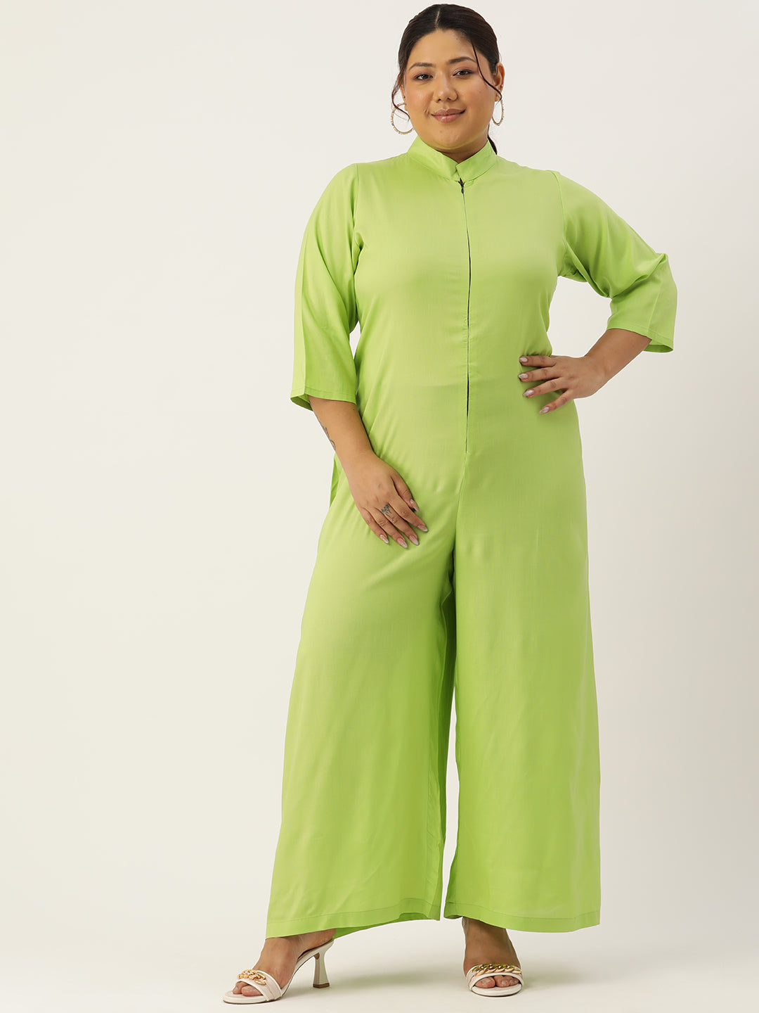 Classic Plus Size Basic Comfort Jumpsuit