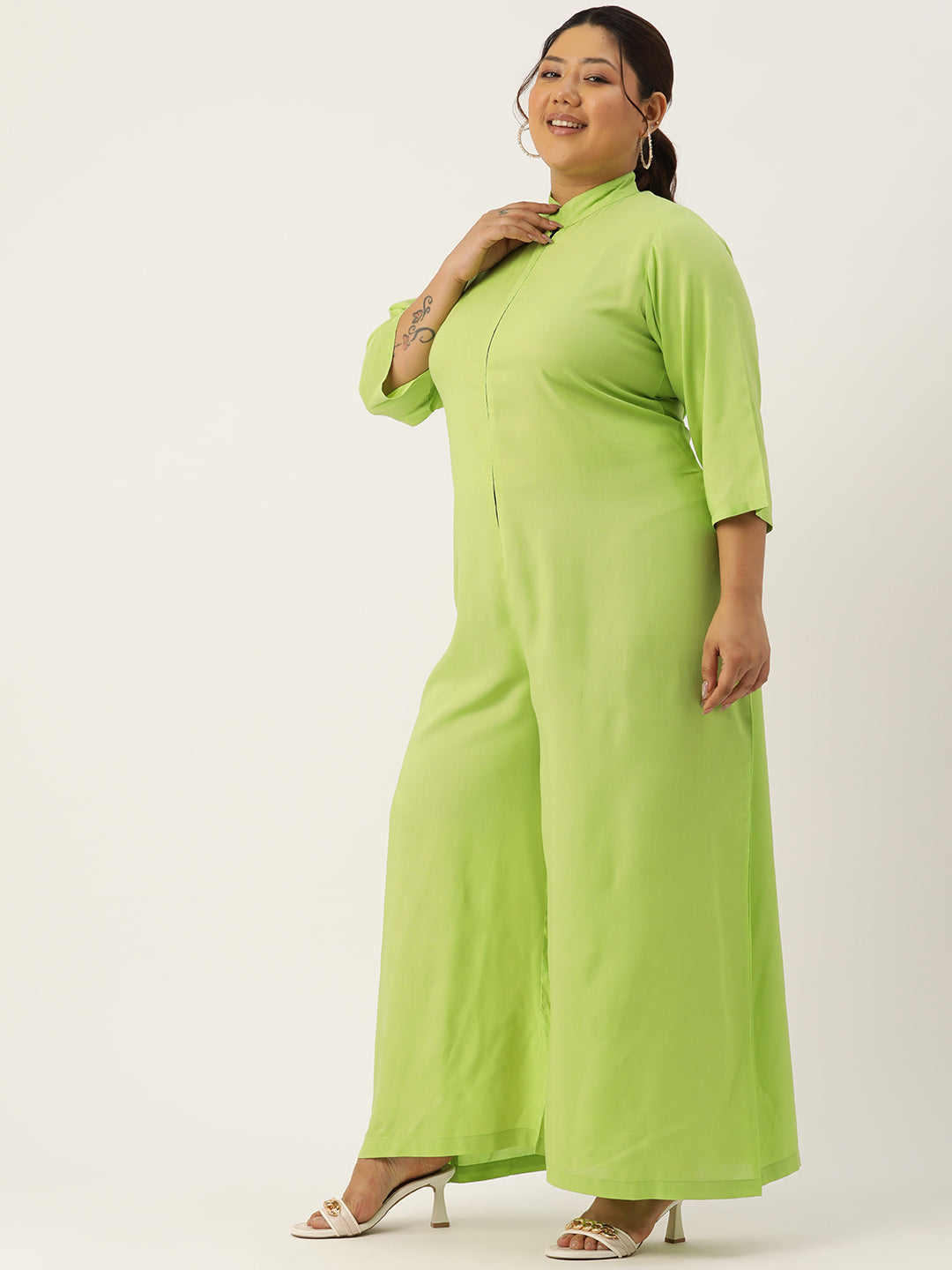Classic Plus Size Basic Comfort Jumpsuit