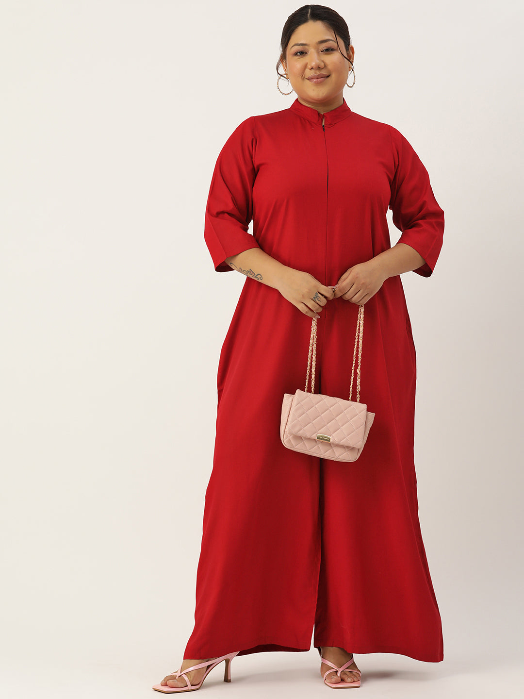 Classic Plus Size Basic Comfort Jumpsuit