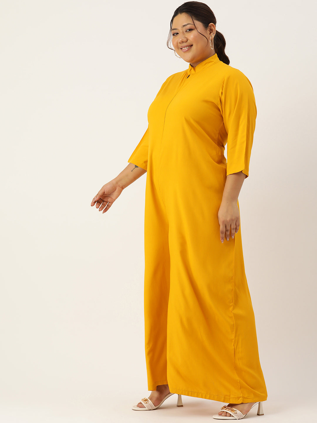 Classic Plus Size Basic Comfort Jumpsuit