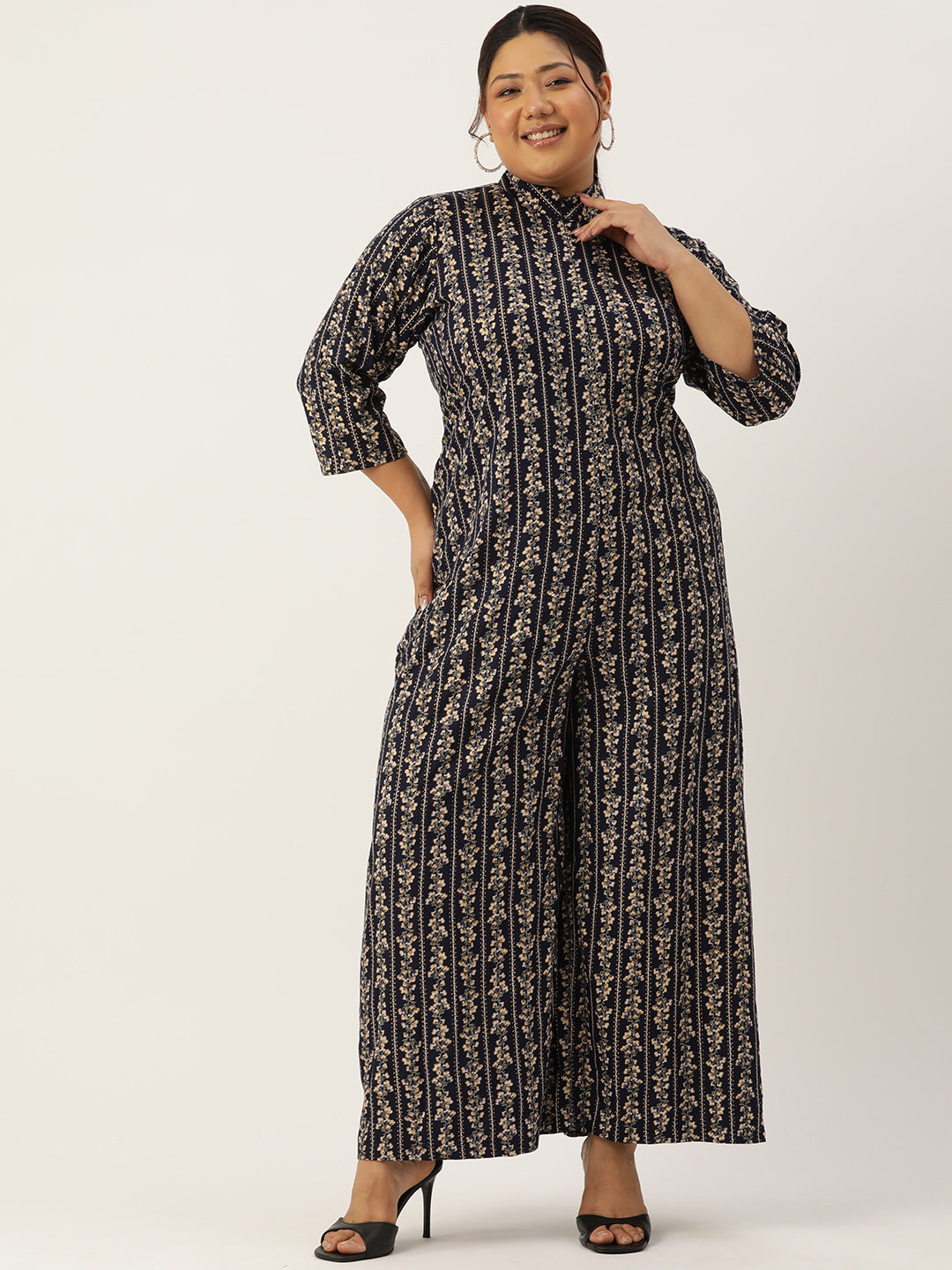Classic Plus Size Basic Comfort Jumpsuit