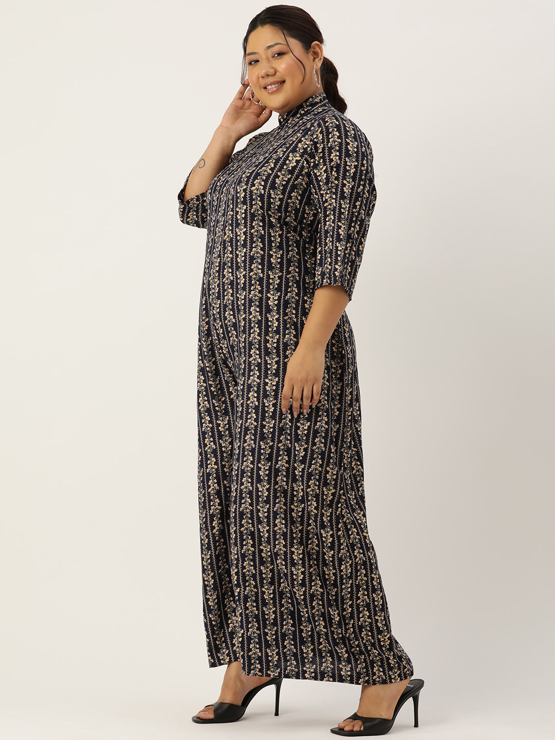 Classic Plus Size Basic Comfort Jumpsuit