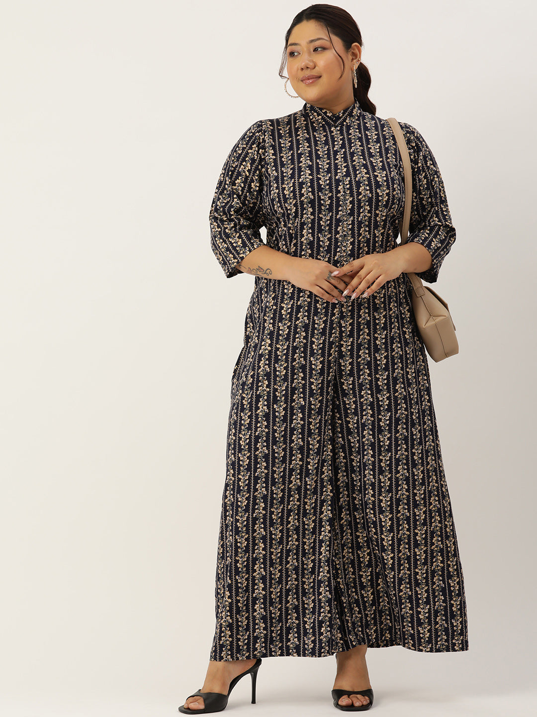 Classic Plus Size Basic Comfort Jumpsuit