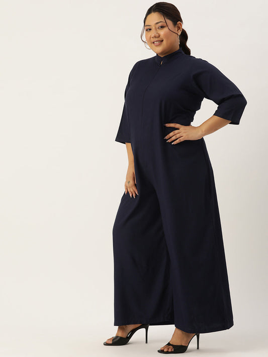 Classic Plus Size Basic Comfort Jumpsuit