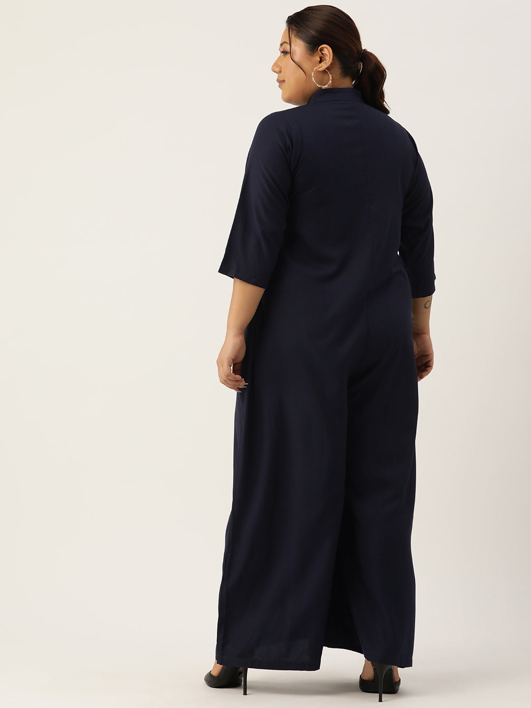 Classic Plus Size Basic Comfort Jumpsuit
