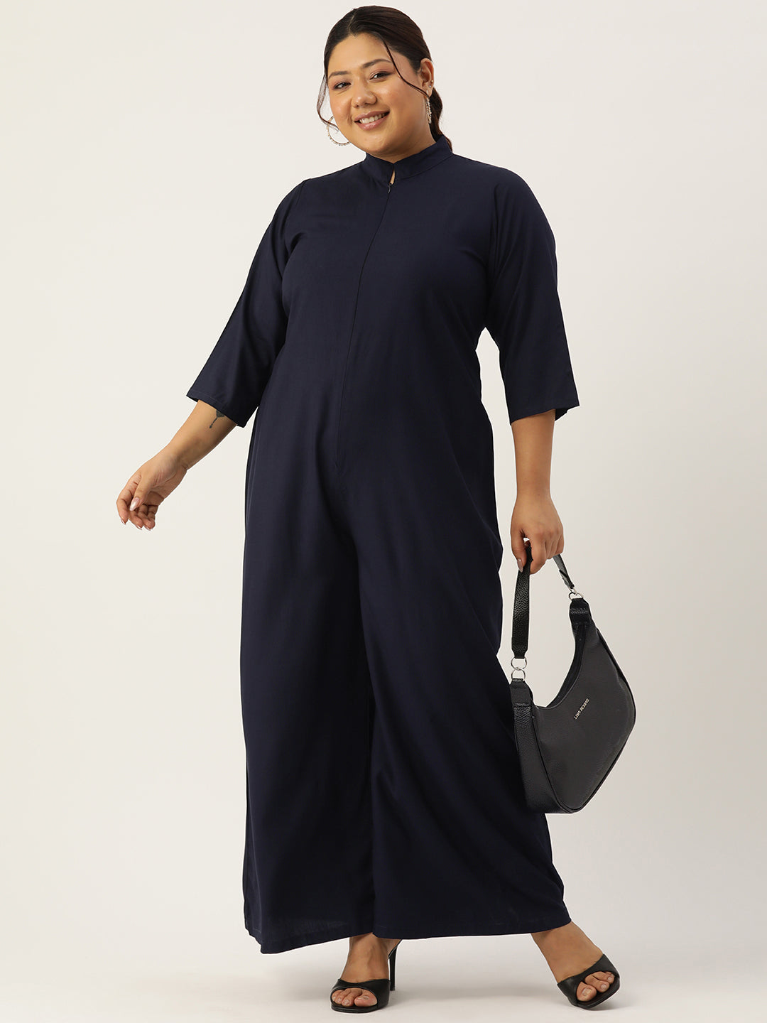 Classic Plus Size Basic Comfort Jumpsuit