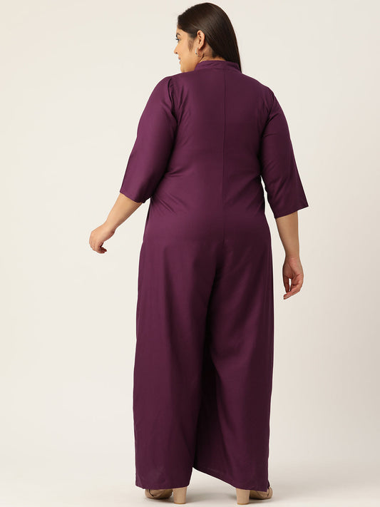 Classic Plus Size Basic Comfort Jumpsuit