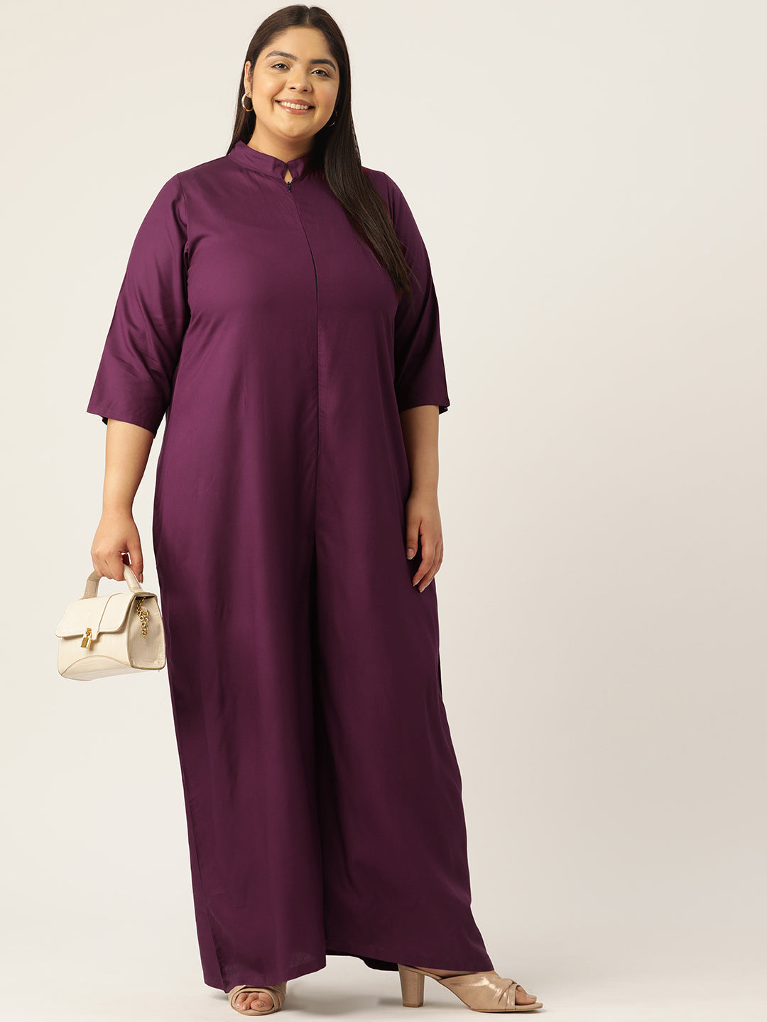 Classic Plus Size Basic Comfort Jumpsuit