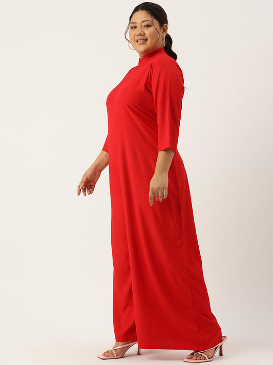 Classic Plus Size Basic Comfort Jumpsuit