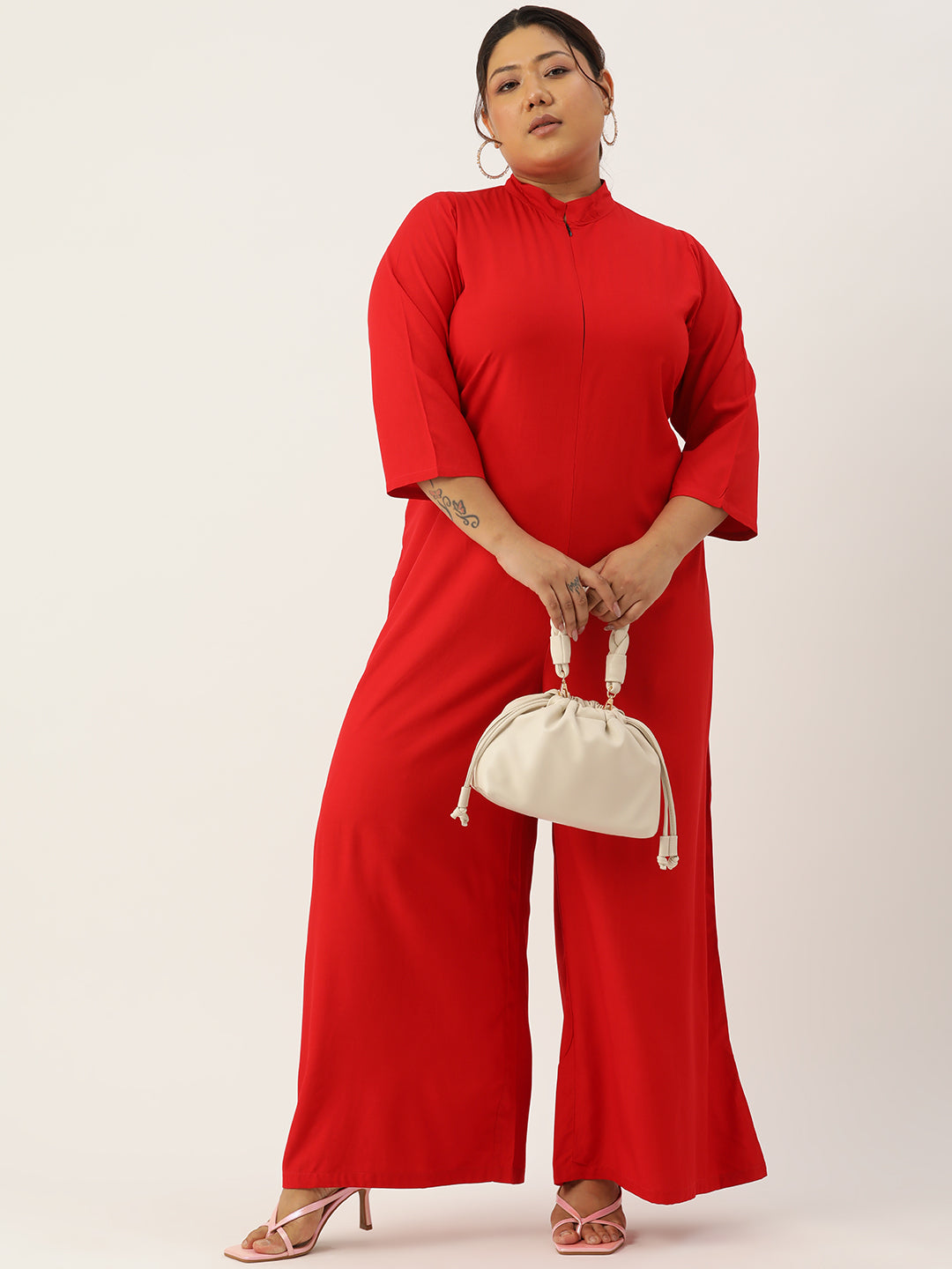 Classic Plus Size Basic Comfort Jumpsuit