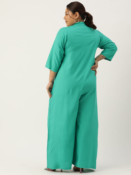 Classic Plus Size Basic Comfort Jumpsuit