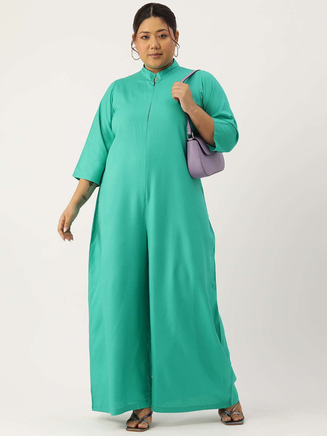 Classic Plus Size Basic Comfort Jumpsuit