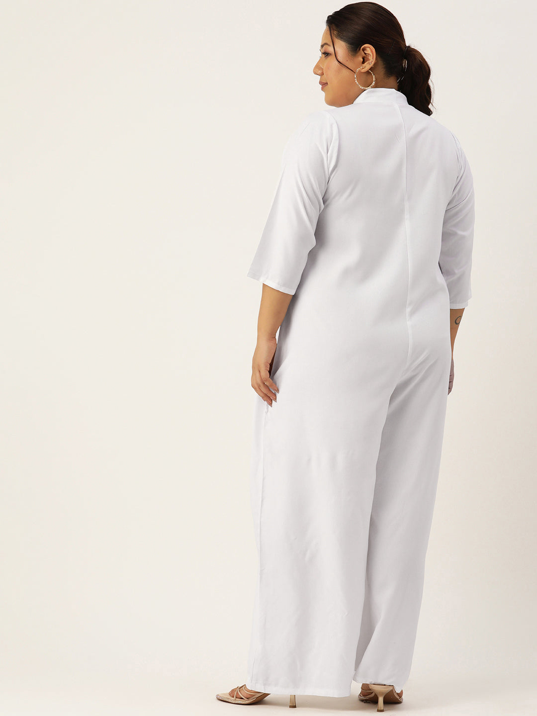 Classic Plus Size Basic Comfort Jumpsuit