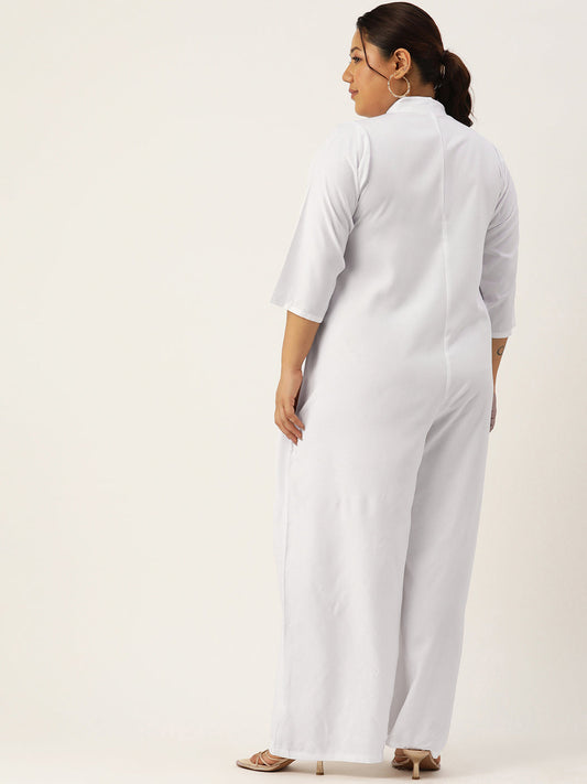 Classic Plus Size Basic Comfort Jumpsuit