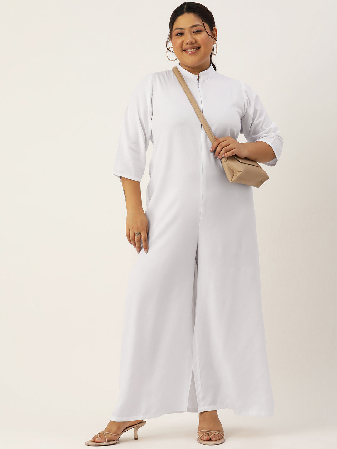 Classic Plus Size Basic Comfort Jumpsuit