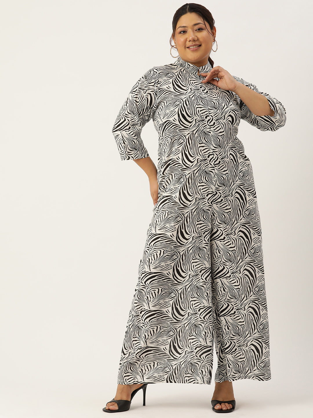Classic Plus Size Basic Comfort Jumpsuit