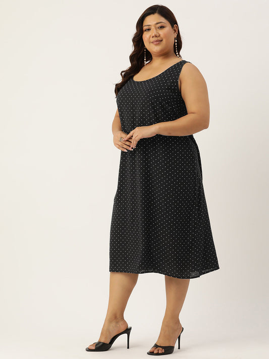 Plus Size A-Line Layered Dress