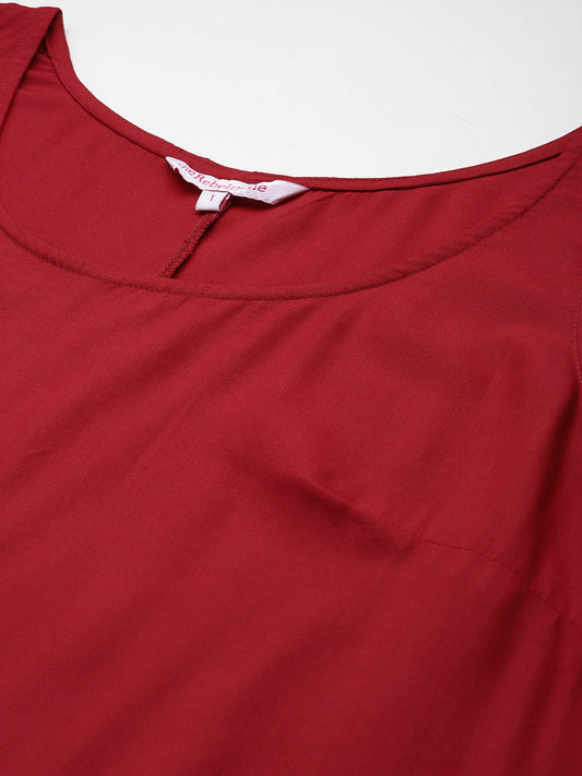 Plus Size A-Line Layered Dress