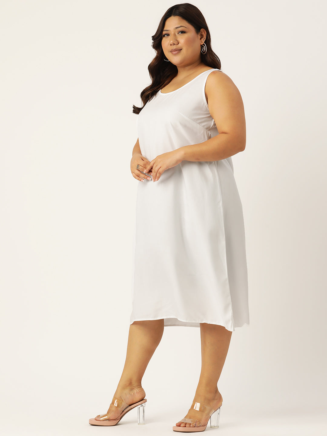 Plus Size A-Line Layered Dress